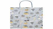 Пакет подарочный (1 штука) новогодний 26x32x13 см, "Kraft Large", ассорти, ЗОЛОТАЯ СКАЗКА, 592132
