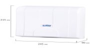 Диспенсер для полотенец LAIMA PROFESSIONAL LSA (Система H2), Z-сложения, белый, ABS, 607991