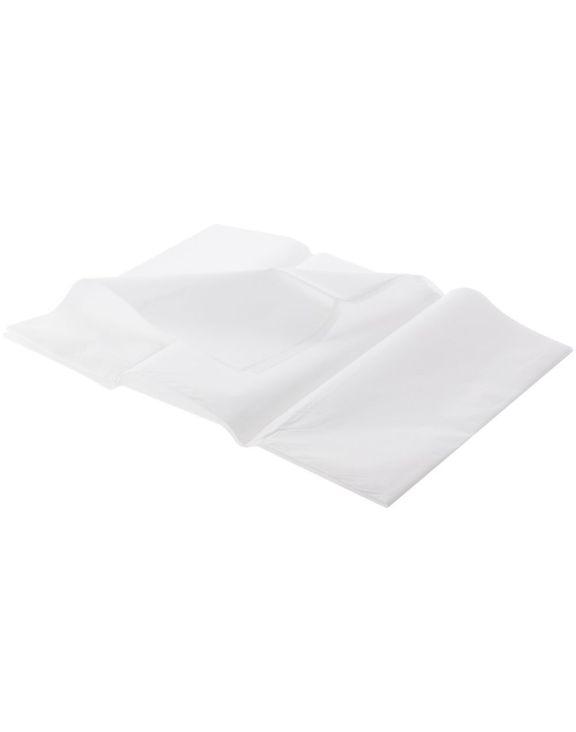 Декоративная упаковочная бумага Tissue, белая лист: 51х66 см; упаковка: 13х29х0,3 см