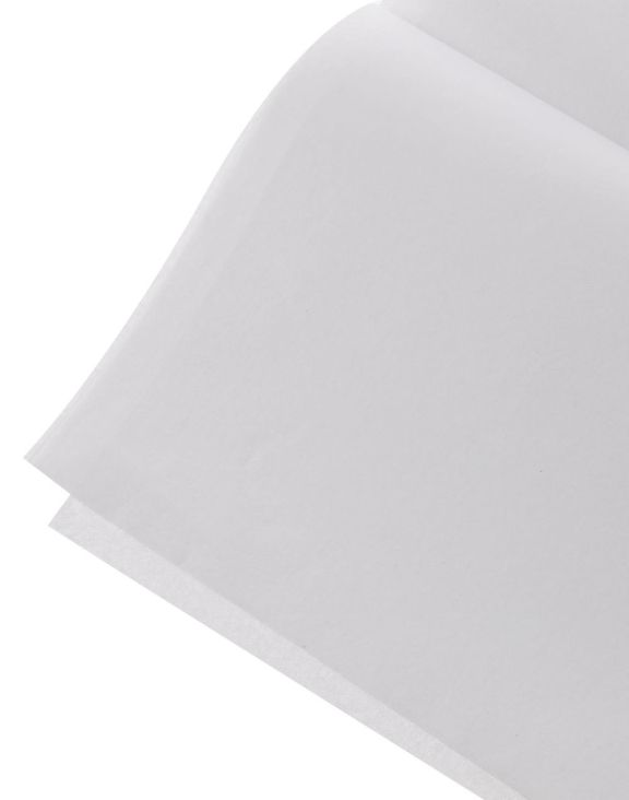 Декоративная упаковочная бумага Tissue, белая лист: 51х66 см; упаковка: 13х29х0,3 см