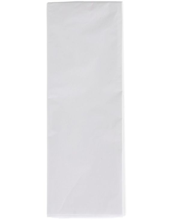 Декоративная упаковочная бумага Tissue, белая лист: 51х66 см; упаковка: 13х29х0,3 см
