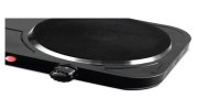 Настольная электрическая плита CENTEK CT-1507, 2000Вт, 2 конфорки, 5 режимов нагрева, черная, CT-1507 Black