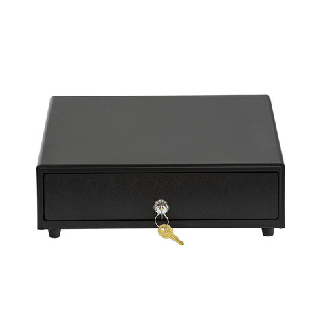 Ящик денежный электромеханический АТОЛ CD-330-B (ККМ Атол), 330х380х90 мм, черный, 38709