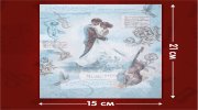 Бумага для скрапбукинга 15х21 см "Нотная Гамма", двусторонняя, 12 листов, 240 г/м2, ОСТРОВ СОКРОВИЩ, 665445