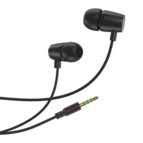 Наушники VIXION PRO VS-23, проводные, 1,2 м, вкладыши, черный, 06326, БП-00001011