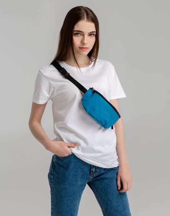 Поясная сумка Handy Dandy, синяя, Molti, полиэстер