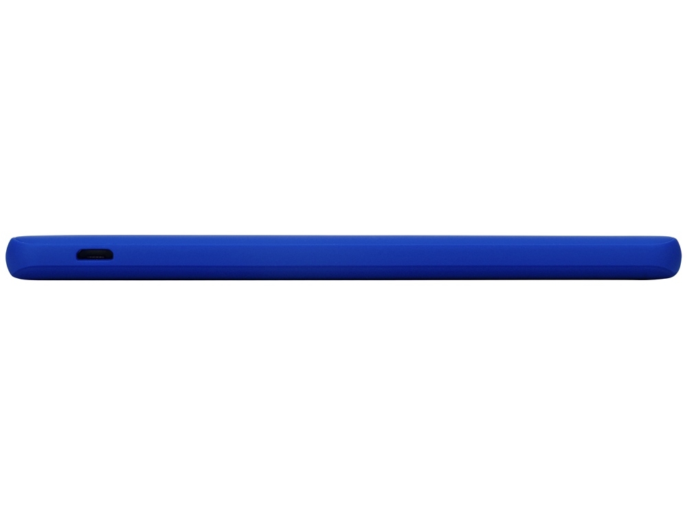 Портативное зарядное устройство «Reserve» с USB Type-C, 5000 mAh, синий, пластик с покрытием soft-touch - 3