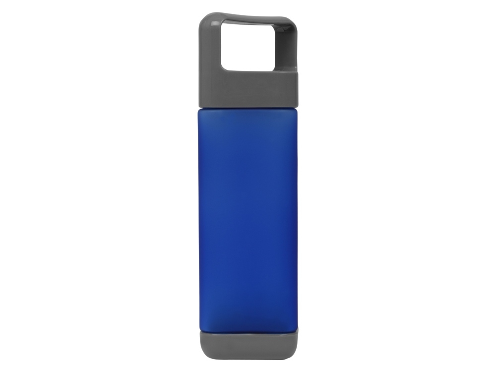 Бутылка для воды «Balk», soft-touch , синий/серый, поликарбонат - 3