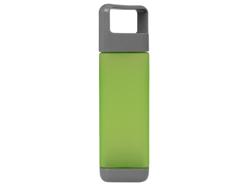 Бутылка для воды «Balk», soft-touch , зеленое яблоко/серый, поликарбонат - 3