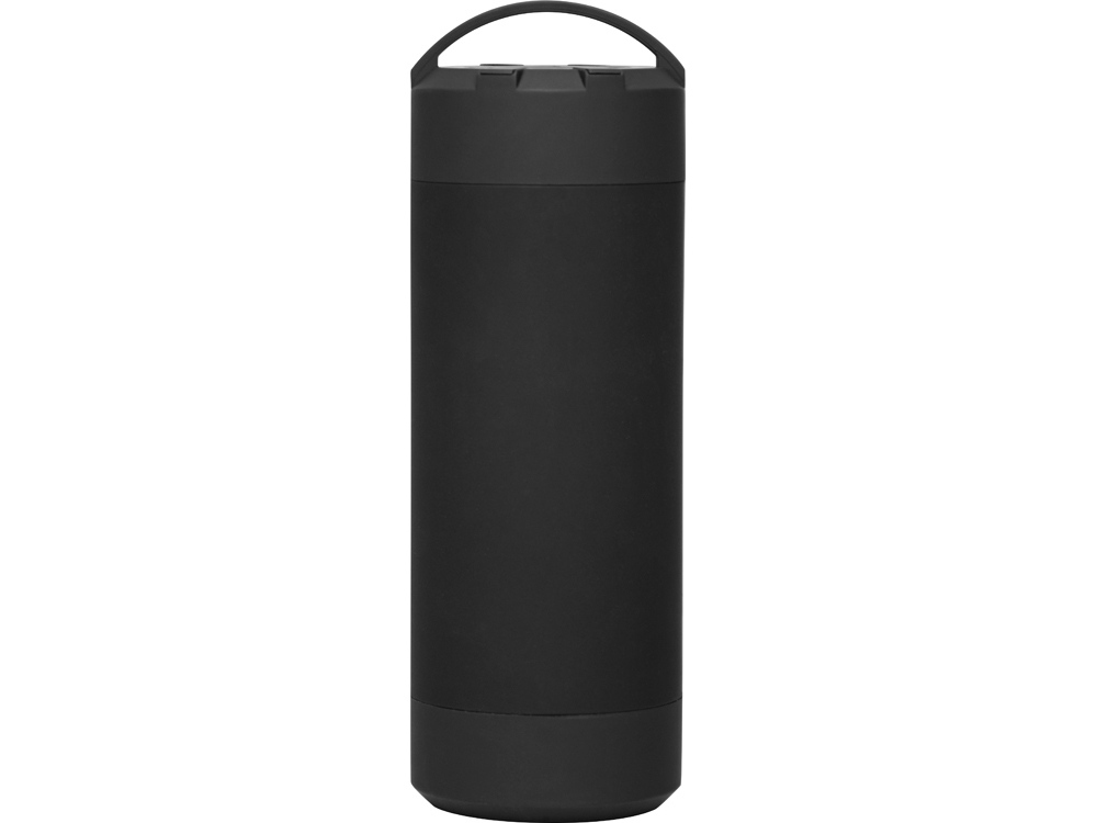 Портативная колонка «Rover» с защитой от воды , черный, пластик с покрытием soft-touch - 2