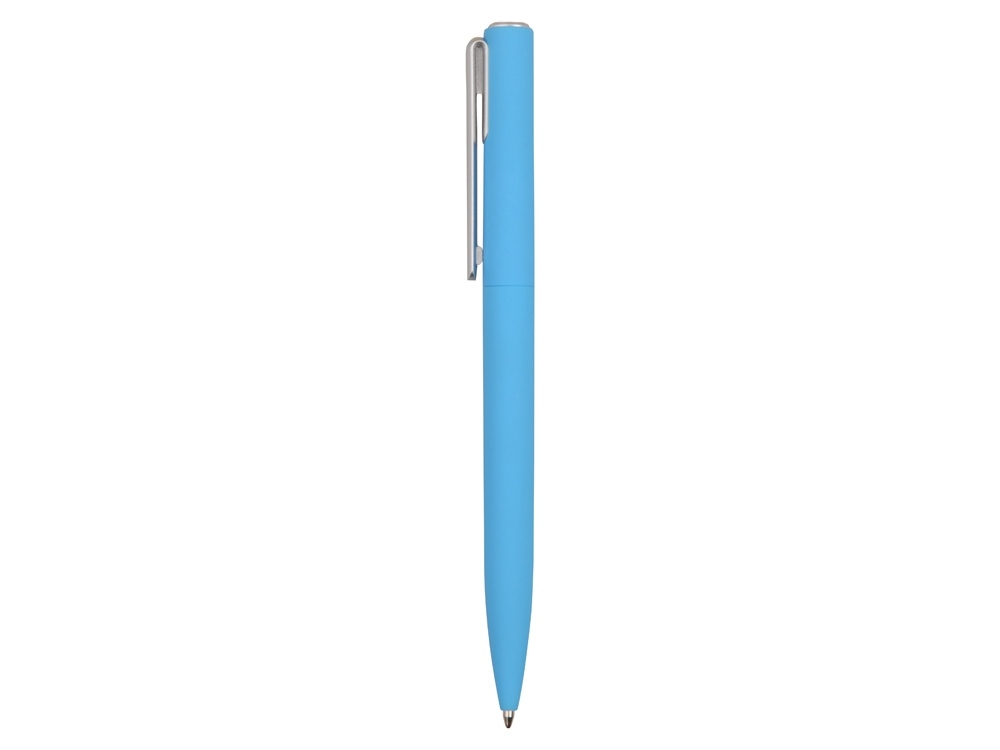 Ручка пластиковая шариковая «Bon» soft-touch, голубой, пластик - 2