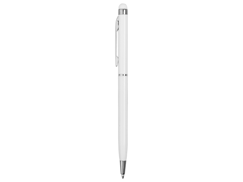 Ручка-стилус металлическая шариковая «Jucy», белый, металл - 2