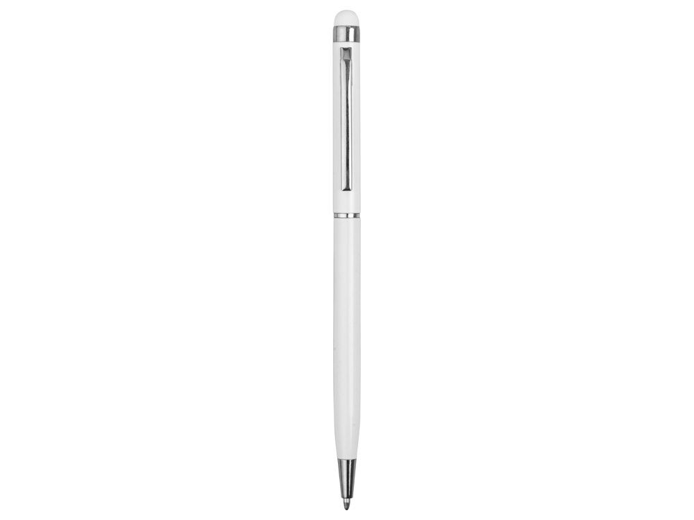 Ручка-стилус металлическая шариковая «Jucy», белый, металл - 1