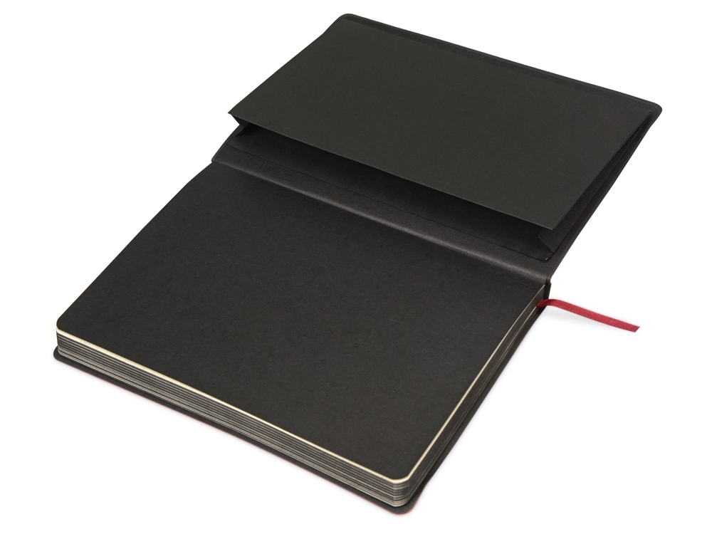 Подарочный набор «Megapolis Soft»: ежедневник А5 , ручка шариковая, ежедневник- красный/черный, ручка- черный, ежедневник- искусственная кожа, ручка- металл с покрытием silk-touch - 9
