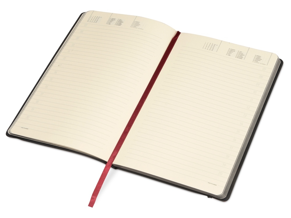 Подарочный набор «Megapolis Soft»: ежедневник А5 , ручка шариковая, ежедневник- красный/черный, ручка- черный, ежедневник- искусственная кожа, ручка- металл с покрытием silk-touch - 5