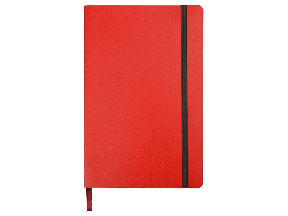 Подарочный набор «Megapolis Soft»: ежедневник А5 , ручка шариковая, ежедневник- красный/черный, ручка- черный, ежедневник- искусственная кожа, ручка- металл с покрытием silk-touch - 6