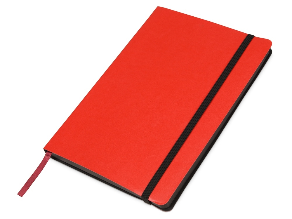 Подарочный набор «Megapolis Soft»: ежедневник А5 , ручка шариковая, ежедневник- красный/черный, ручка- черный, ежедневник- искусственная кожа, ручка- металл с покрытием silk-touch - 3