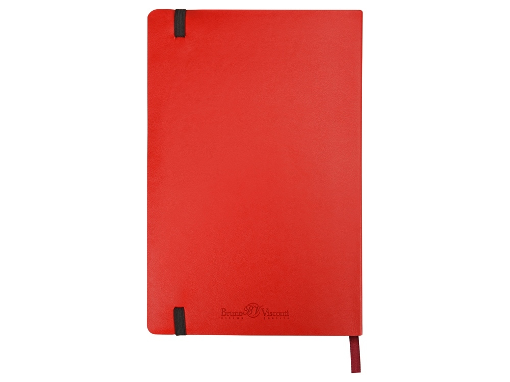 Подарочный набор «Megapolis Soft»: ежедневник А5 , ручка шариковая, ежедневник- красный/черный, ручка- черный, ежедневник- искусственная кожа, ручка- металл с покрытием silk-touch - 7