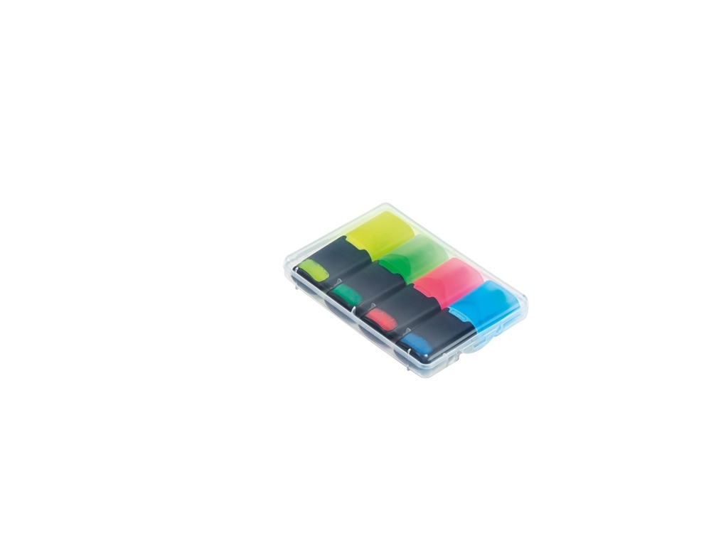 Набор текстовыделителей «Liqeo Highlighter Mini», черный/разноцветный, пластик - 1