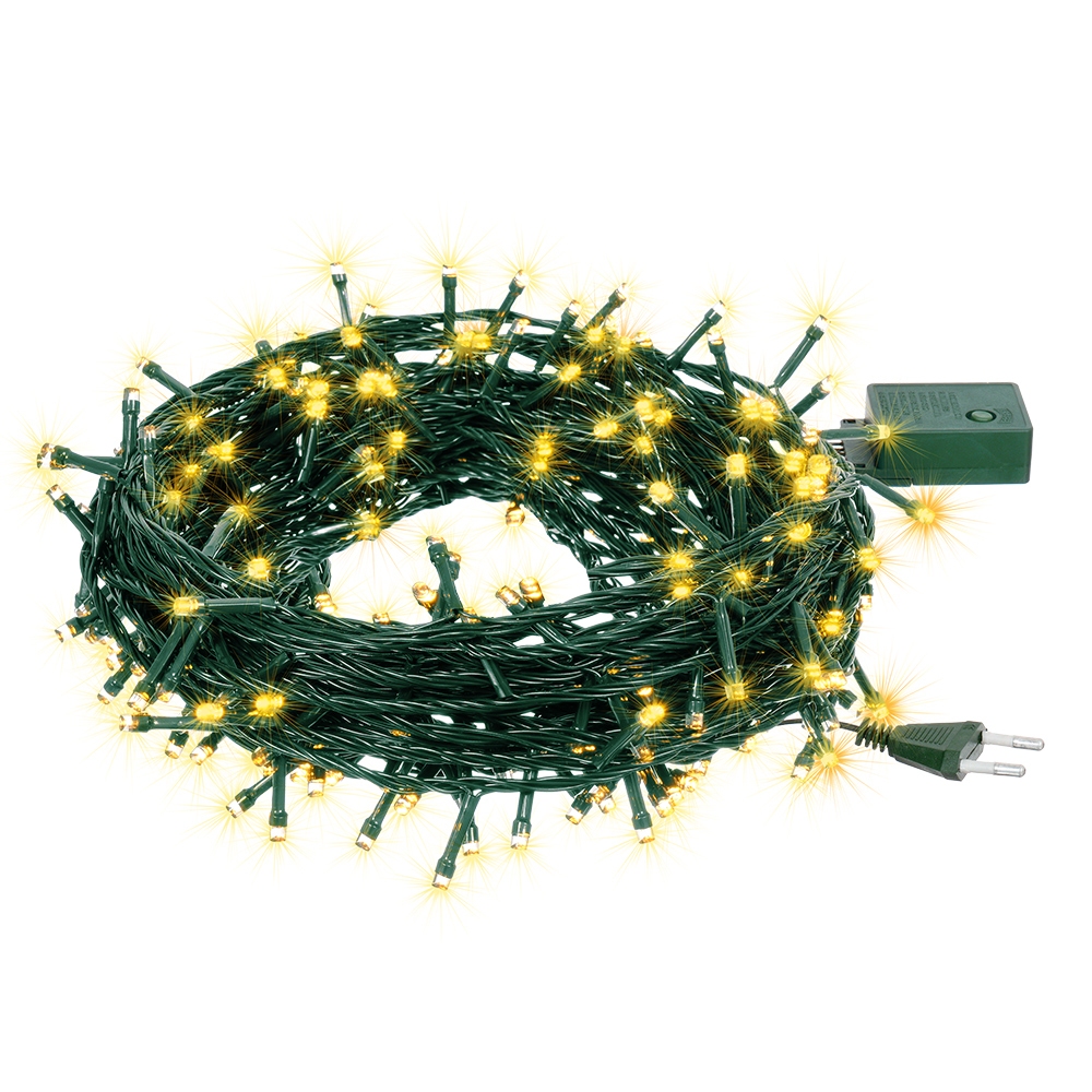 Электрогирлянда "Нить" 100 желтых LED ламп - 1