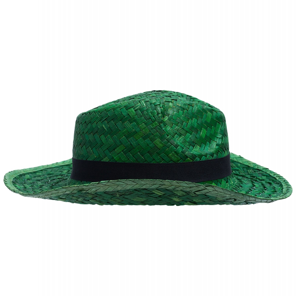 Шляпа Daydream, зеленая с черной лентой - 2