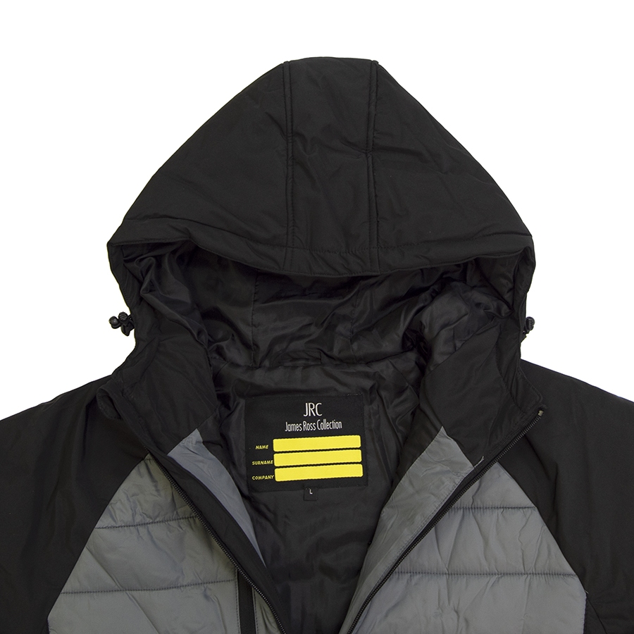 Куртка мужская "TIBET" 200, серый, черный - 4