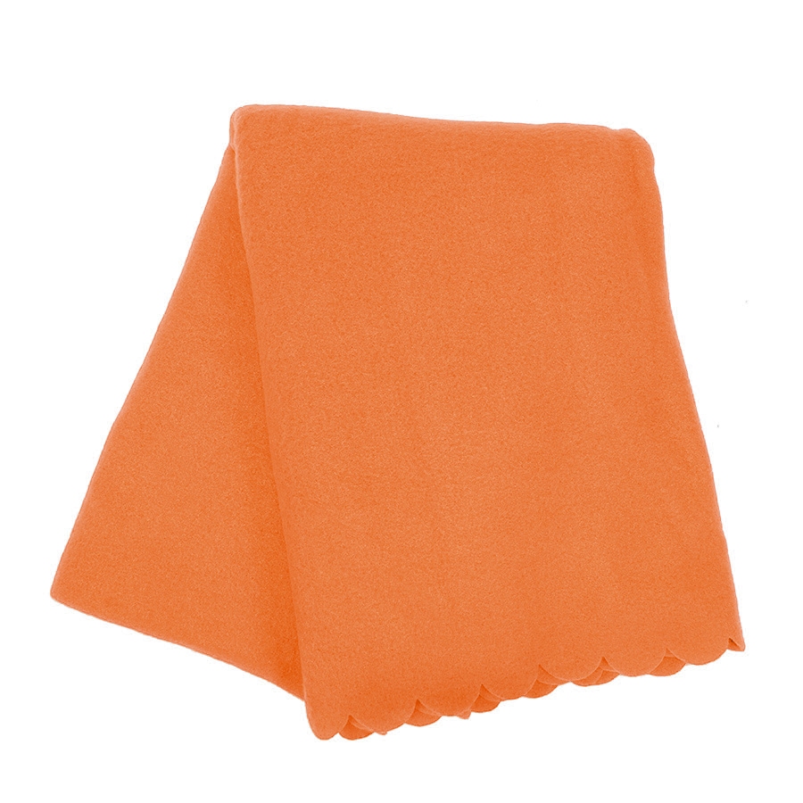 Плед PLAIN, оранжевый, 100х140 см, флис 150 гр/м2 - 1