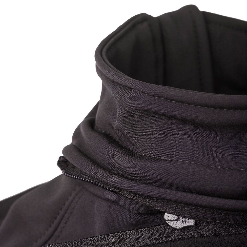 Куртка женская Hooded Softshell черная - 4