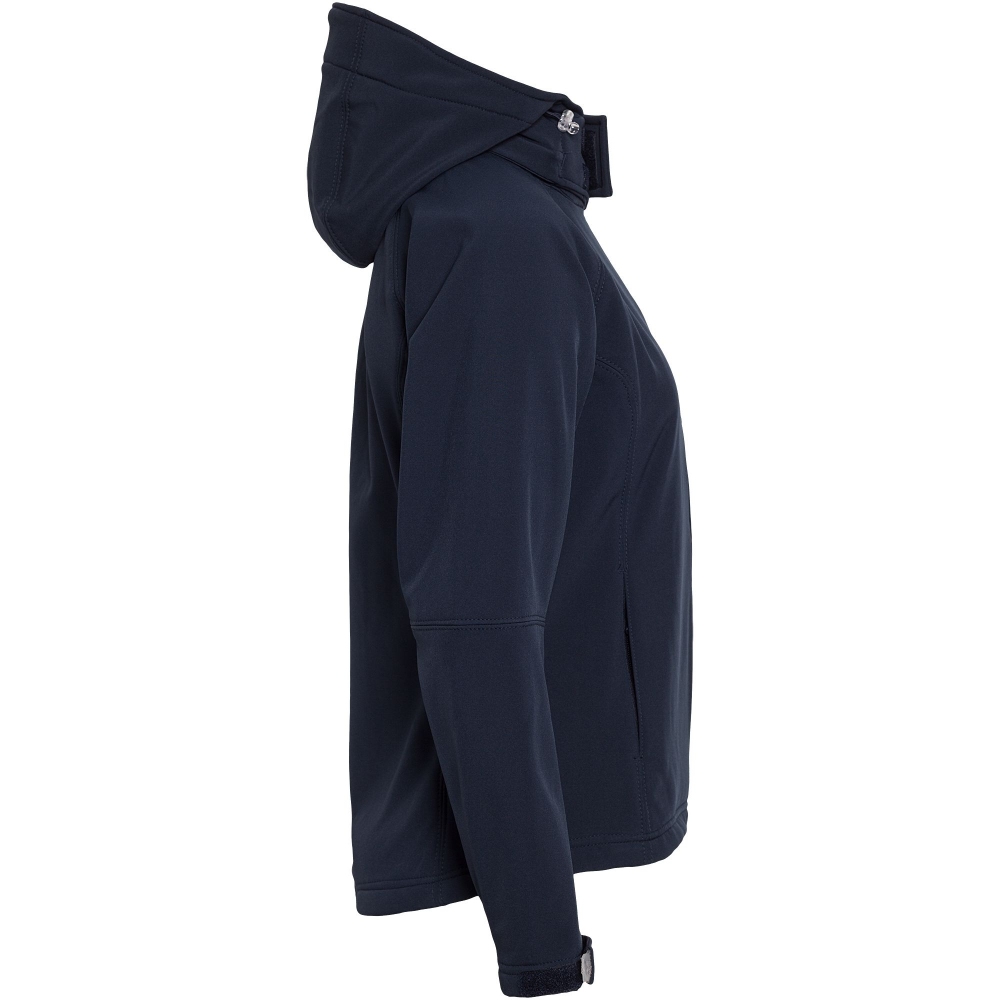 Куртка женская Hooded Softshell темно-синяя - 1