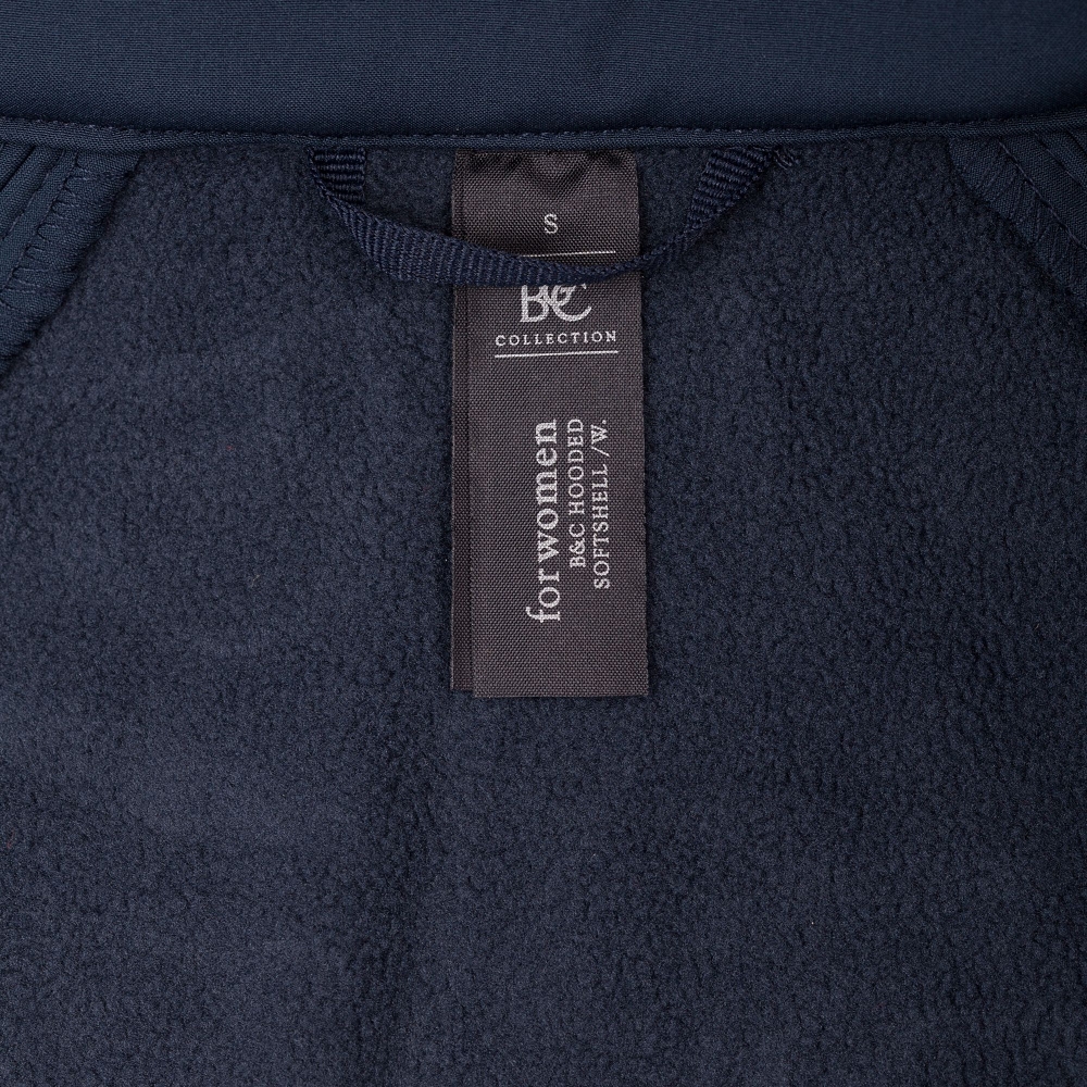 Куртка женская Hooded Softshell темно-синяя - 11