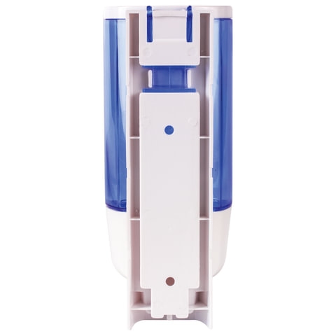 Дозатор для жидкого мыла LAIMA, НАЛИВНОЙ, 0,38 л., белый (тонированный), ABS-пластик, 603921 - 5