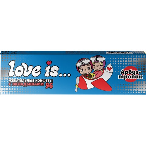 Жевательная конфета LOVE IS со вкусом Арбуз-тропик, 25 г, 70291 - 2