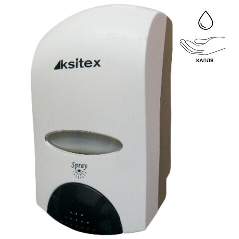 Дозатор для жидкого мыла-пены KSITEX, наливной, белый, 1 л, FD-6010 - 1