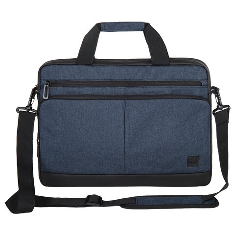Сумка-портфель BRAUBERG "Forward" с отделением для ноутбука 15,6", темно-синяя, 29х40х9 см, 270833 - 5