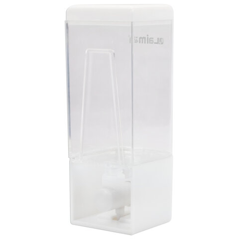 Дозатор для жидкого мыла LAIMA, НАЛИВНОЙ, 0,48 л, белый, ABS пластик, 605052 - 5