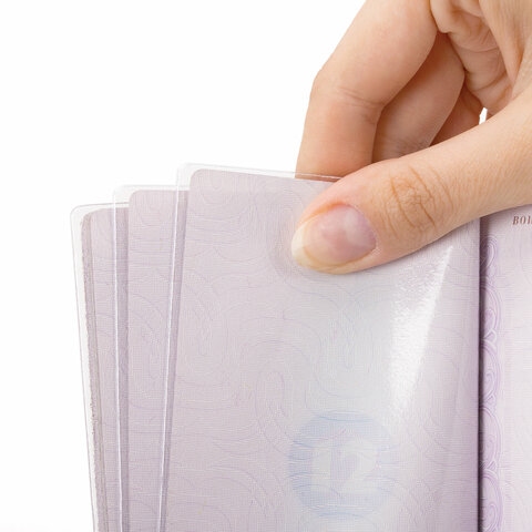 Обложка-чехол для защиты каждой страницы паспорта КОМПЛЕКТ 20 штук, ПВХ, прозрачная, STAFF, 237964 - 5