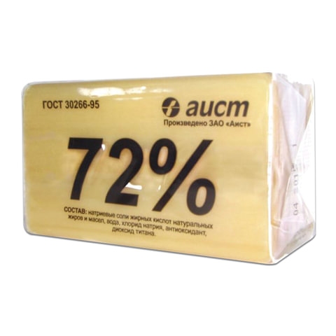 Мыло хозяйственное 72%, 200 г, (Аист) "Классическое", в упаковке, 4304010046 - 1