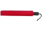 Зонт складной «Андрия», красный/черный/серебристый, полиэстер, металл, пластик - 4