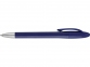 Ручка пластиковая шариковая «Айседора», синий матовый/серебристый - 2
