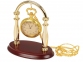 Набор «Фрегат»: портмоне, визитница, подставка для часов, часы на цепочке, Laurens de Graff, натуральная кожа, латунь - 3