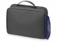 Изотермическая сумка-холодильник «Breeze» для ланч-бокса, серый/синий, 600D полиэстер, PEVA - 2