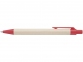 Блокнот А7 «Zuse» с ручкой, натуральный/красный - 3
