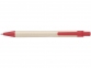 Блокнот А7 «Zuse» с ручкой, натуральный/красный - 2