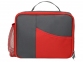 Изотермическая сумка-холодильник «Breeze» для ланч-бокса, серый/красный, 600D полиэстер, PEVA - 3
