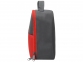 Изотермическая сумка-холодильник «Breeze» для ланч-бокса, серый/красный, 600D полиэстер, PEVA - 4