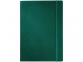 Классический деловой блокнот А4, зеленый, картон с покрытием из бумаги, имитирующей кожу - 1