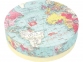 Набор тарелок «Карта мира», фарфор - 1