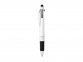 Ручка-стилус шариковая «Burnie», серебристый/черный, пластик - 4