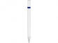 Ручка пластиковая шариковая «Rio», белый/ярко-синий - 4