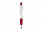Ручка-стилус шариковая «Nash» с маркером, красный/серебристый, пластик - 3